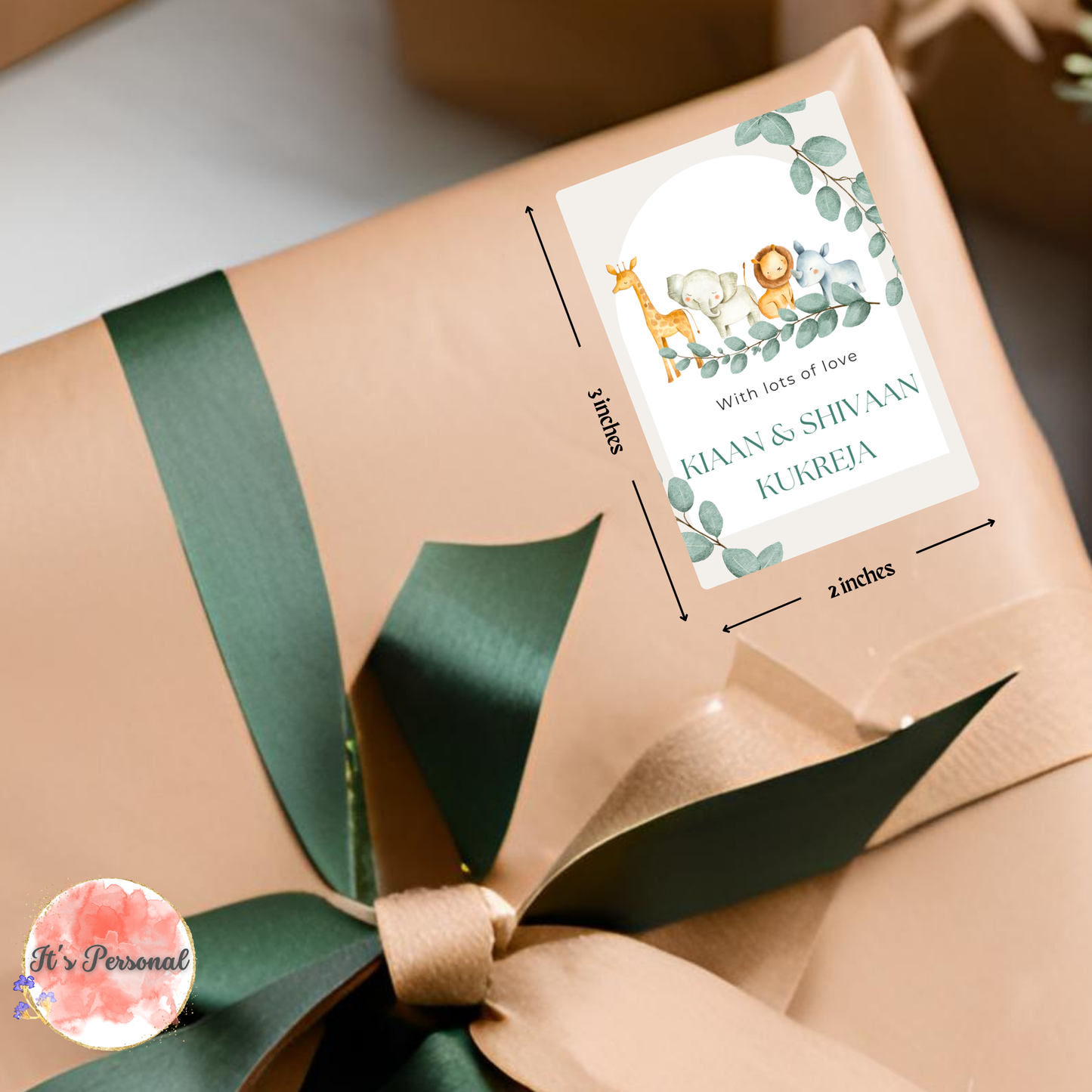 ANIMAL SAFARI - GIFT TAGS (Pack of 25)