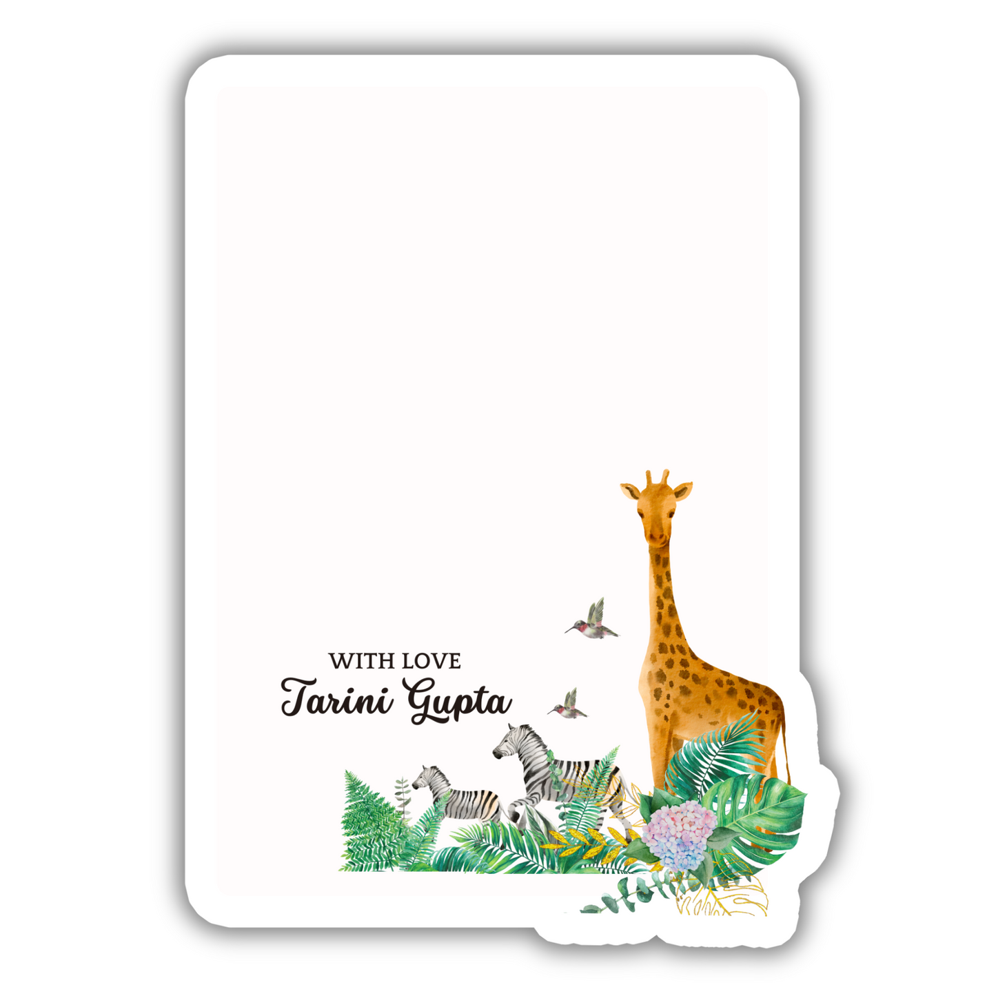 SERENE SAVANNA - GIFT NOTECARD (Pack of 10)
