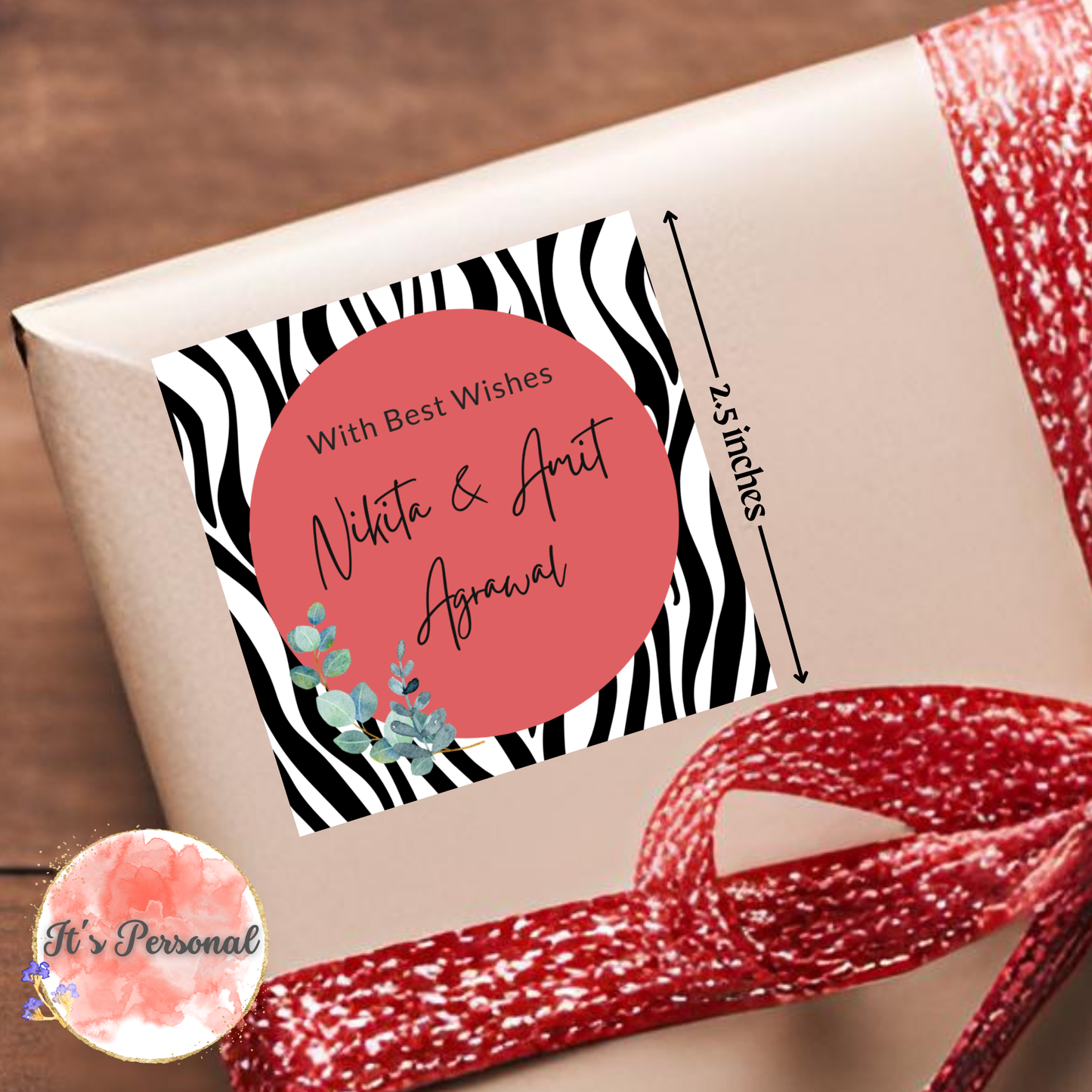 ZEBRA PRINT - GIFT TAGS (Pack of 25)