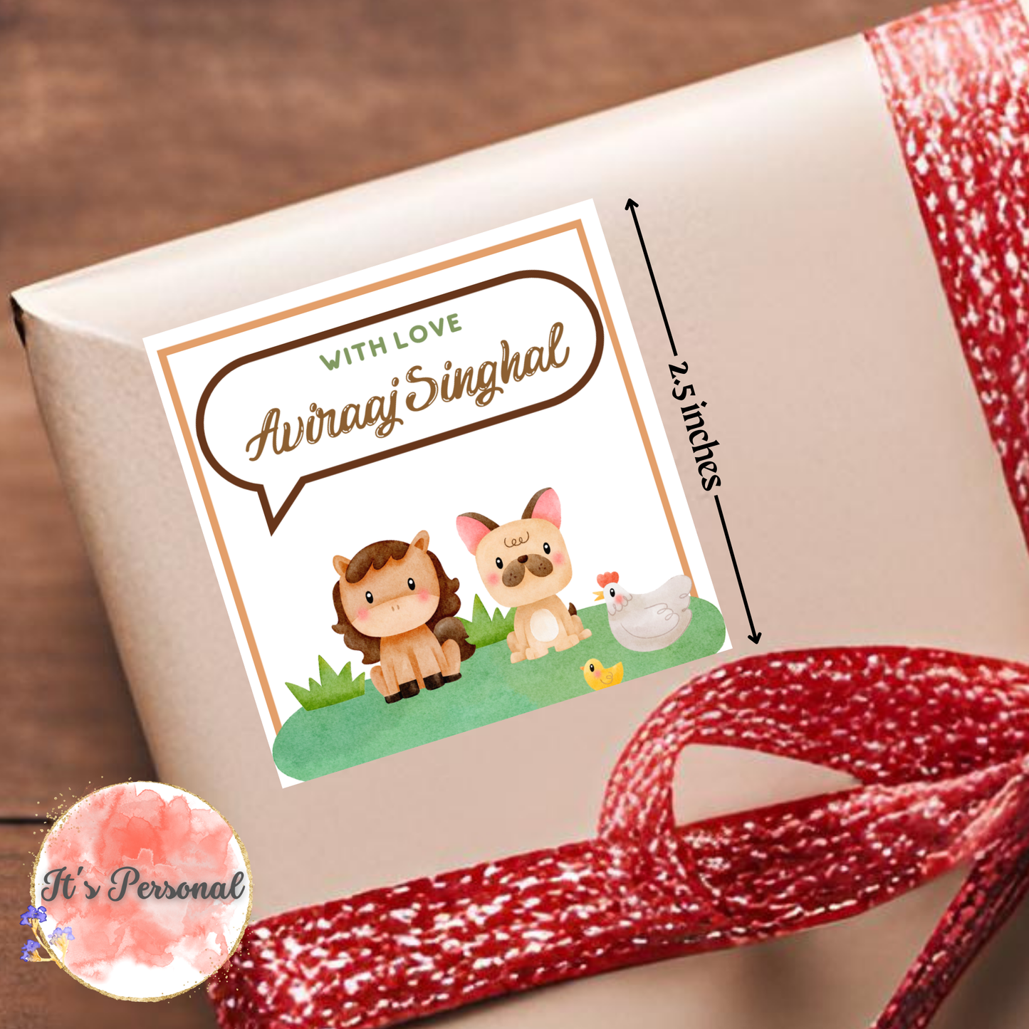 FARM ANIMALS - GIFT TAGS (Pack of 25)