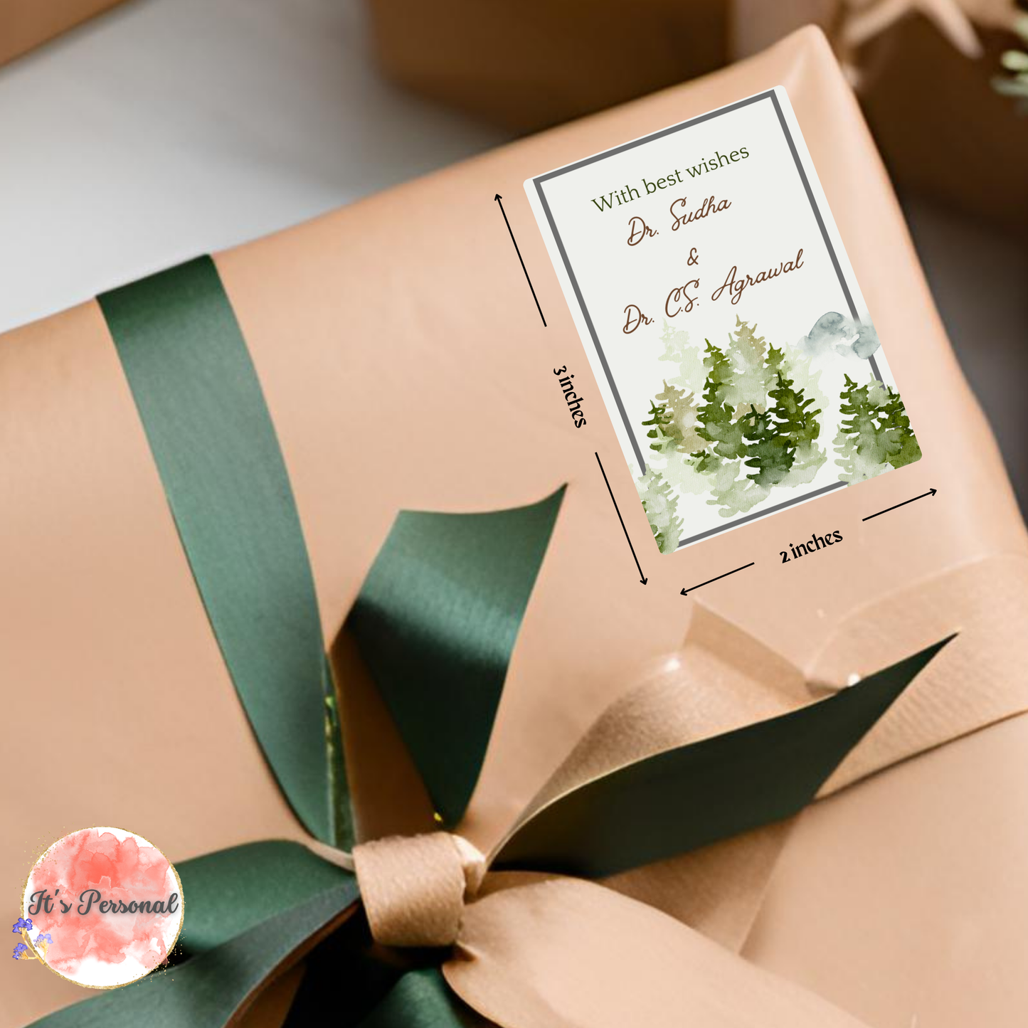 FIR TREES - GIFT TAGS (Pack of 25)