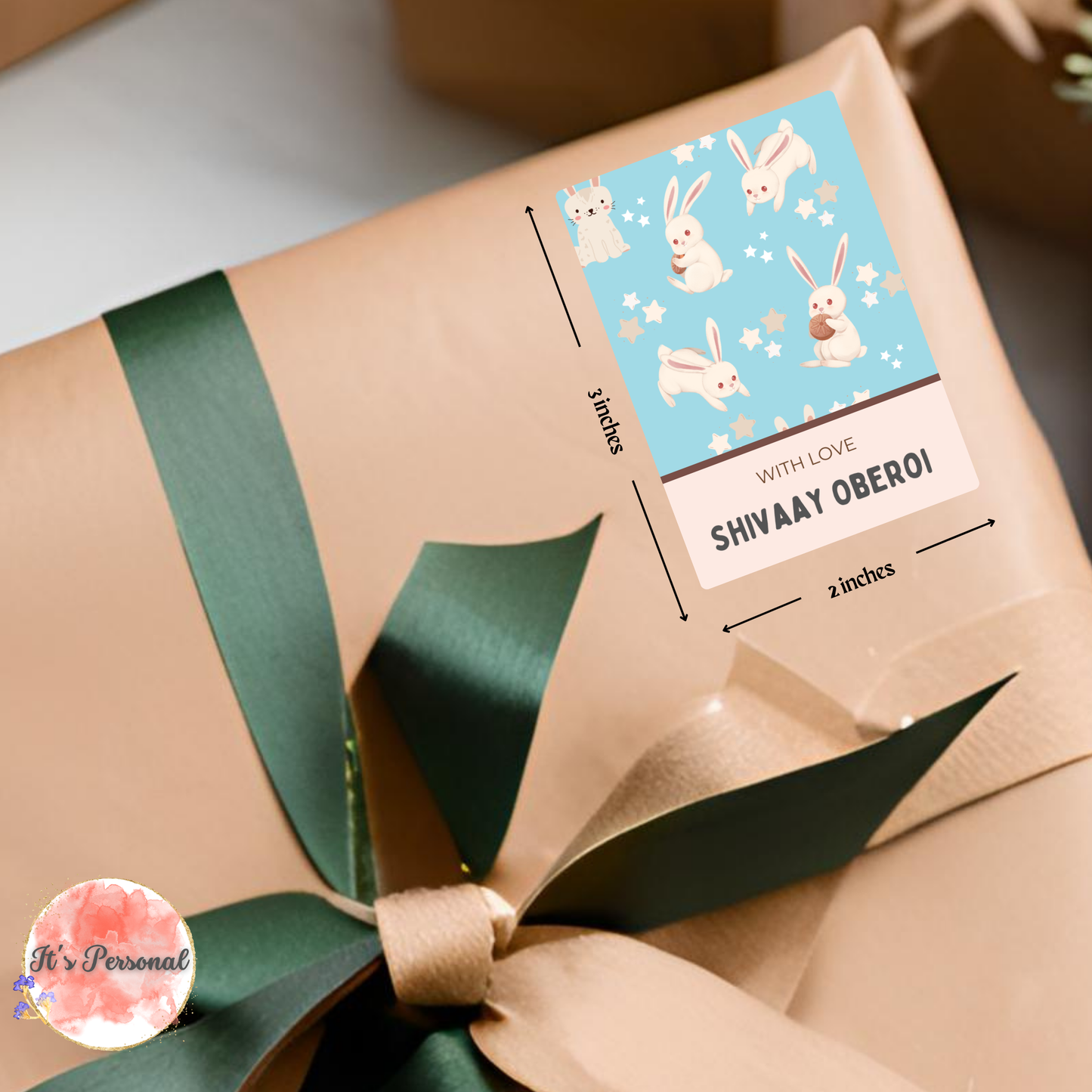 BUNNY PARTY - GIFT TAGS (Pack of 25)