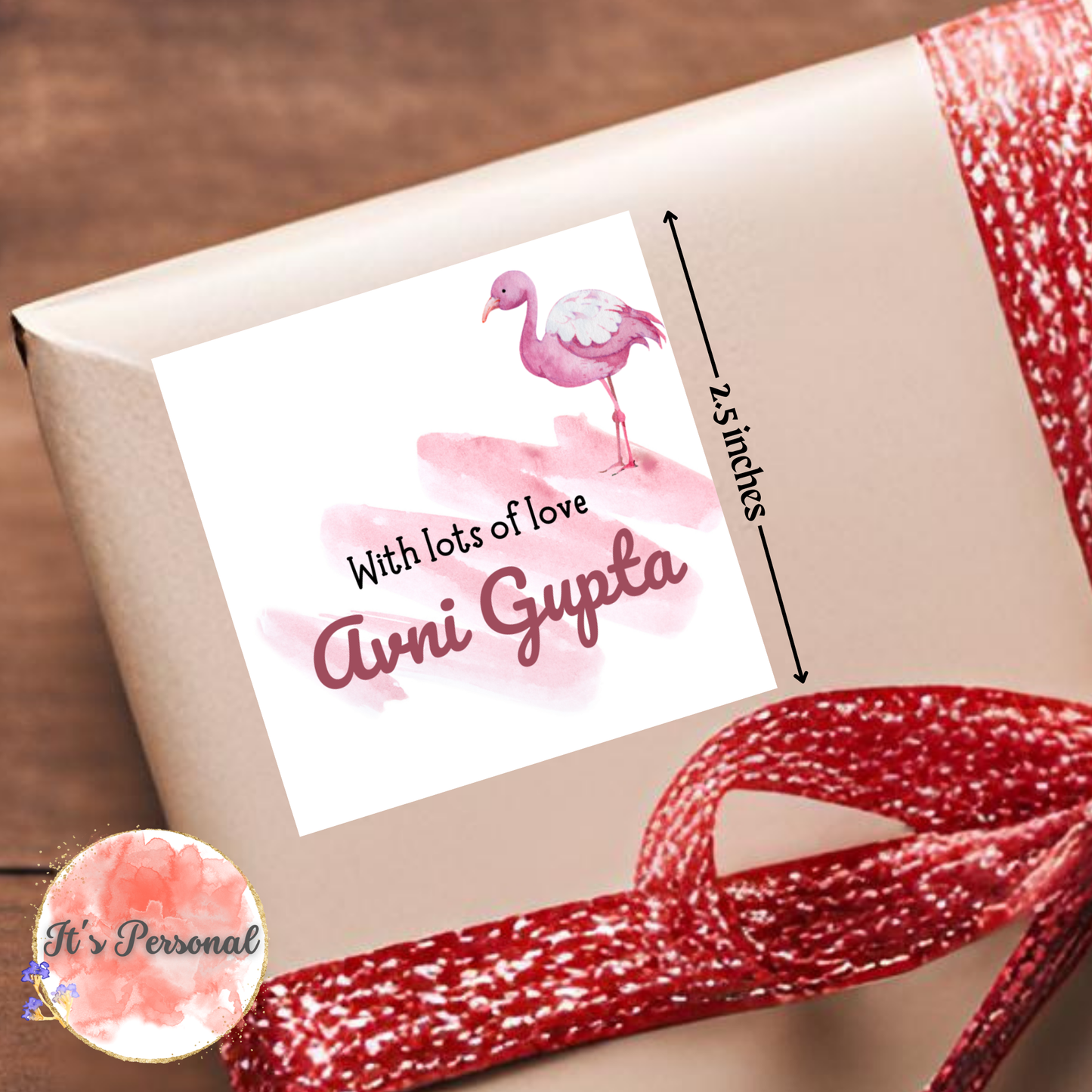 PINK FLAMINGO - GIFT TAGS (Pack of 25)