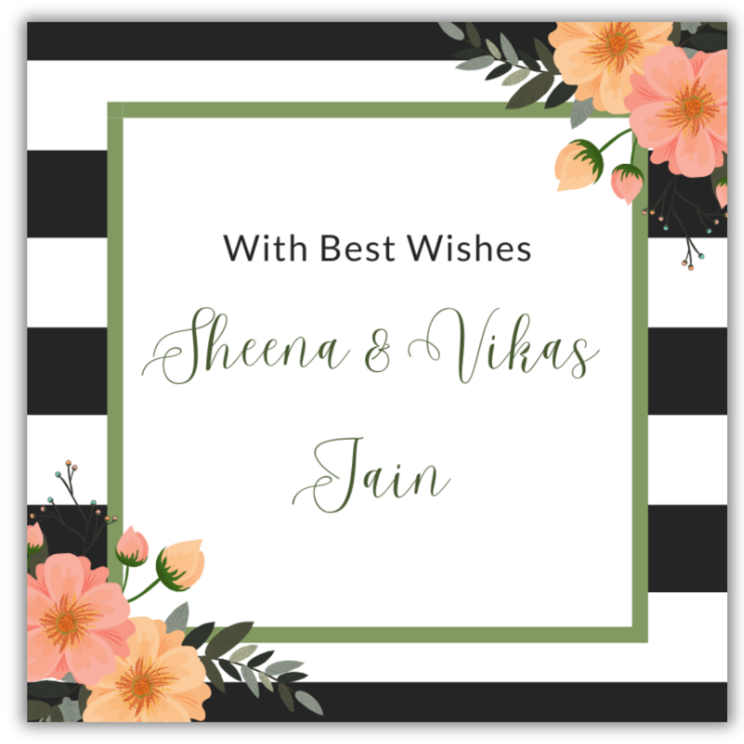 STRIPES - GIFT TAGS (Pack of 30)