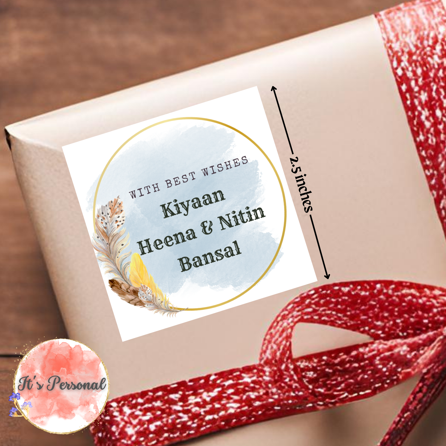 FEATHER TOUCH - GIFT TAGS (Pack of 25)