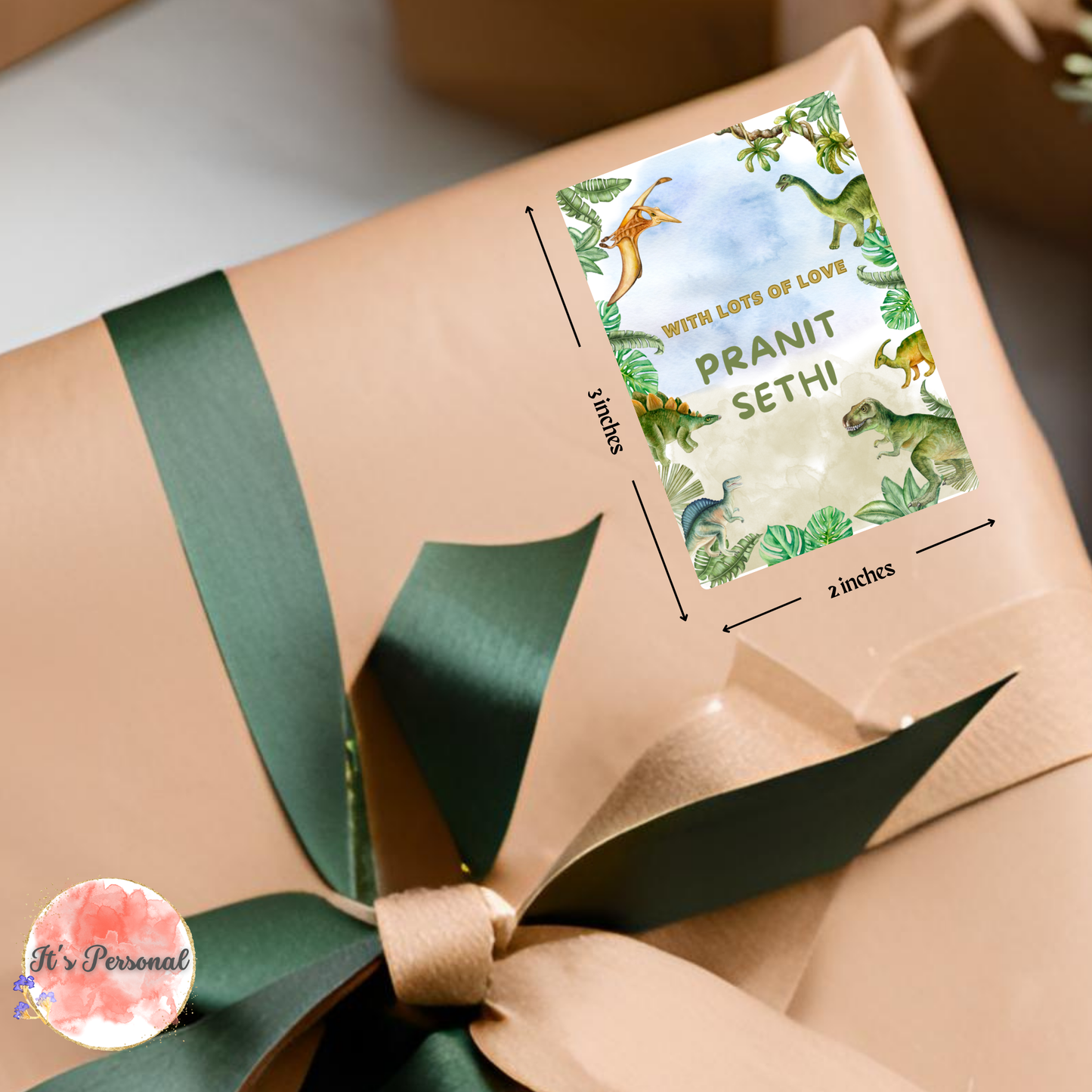 DINOSAUR PARTY - GIFT TAGS (Pack of 25)