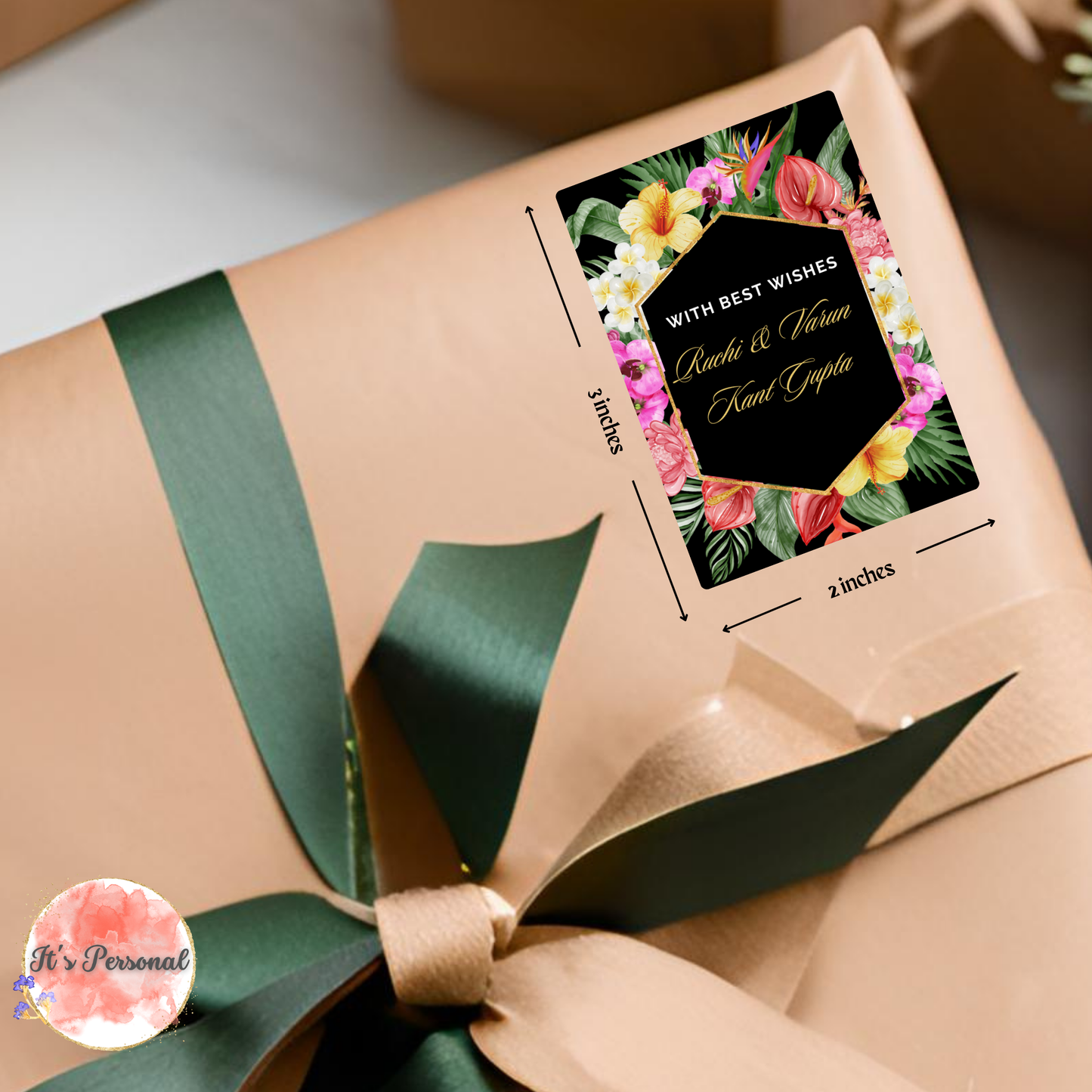 COLOURFUL FRAME - GIFT TAGS (Pack of 25)