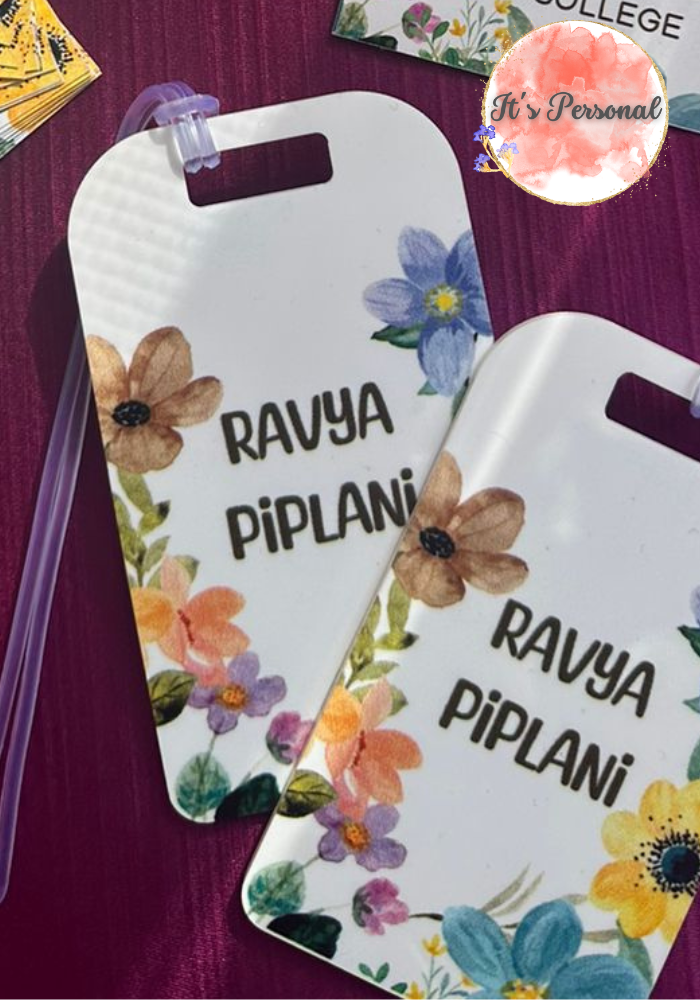 FLOWER POWER - LUGGAGE TAG