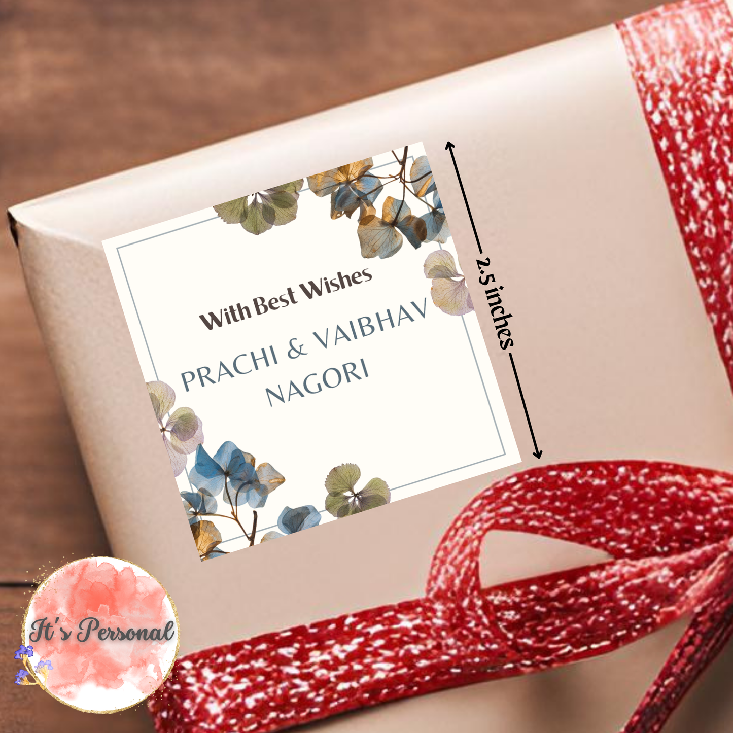 DRY FLOWERS - GIFT TAGS (Pack of 25)