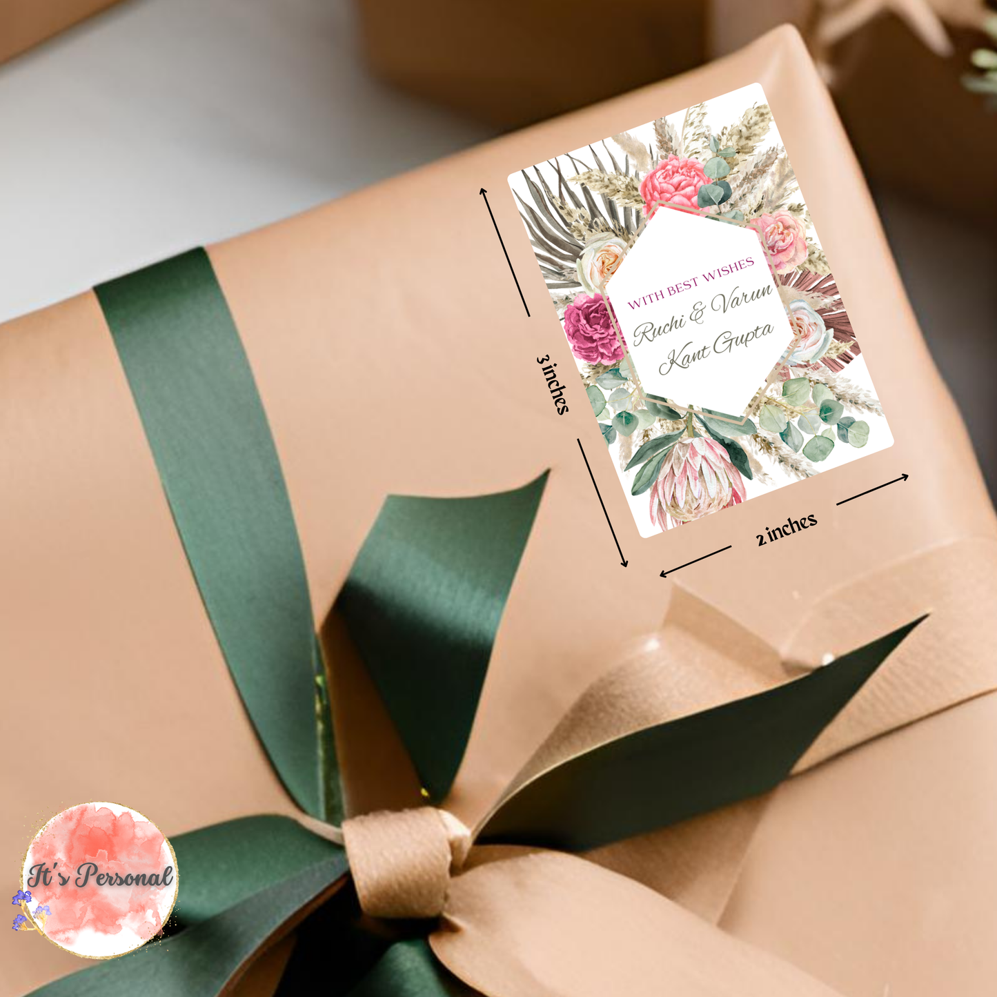 PAMPAS FRAME - GIFT TAGS (Pack of 25)