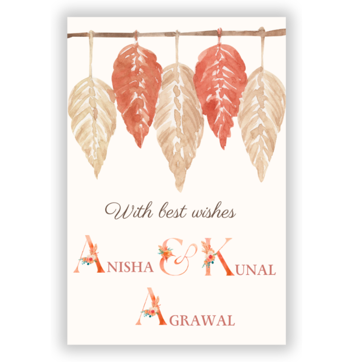 PEACH AND CREAM FEATHERS - GIFT TAGS (Pack of 30)