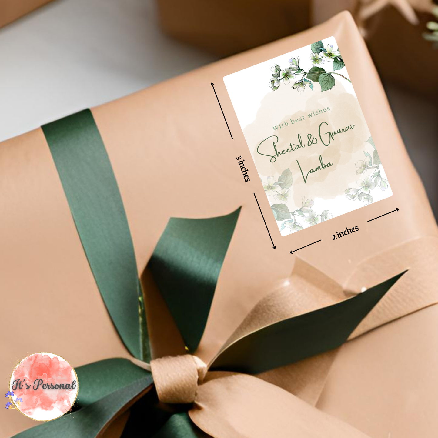 GREEN BRANCHES - GIFT TAGS (Pack of 25)