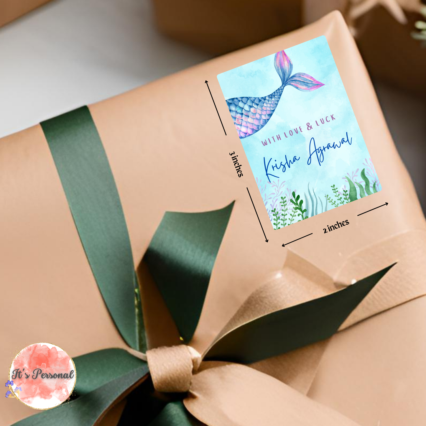 MERMAID TAIL - GIFT TAGS (Pack of 25)