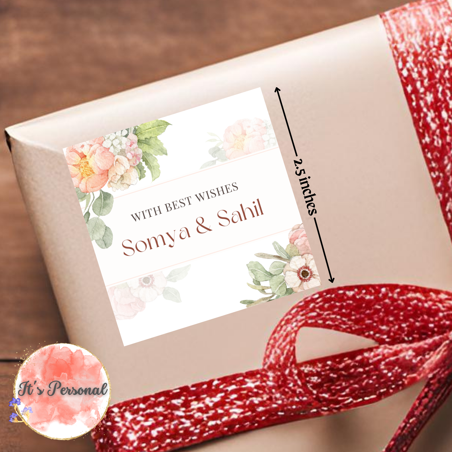 PINK FLOWERS - GIFT TAGS (Pack of 25)