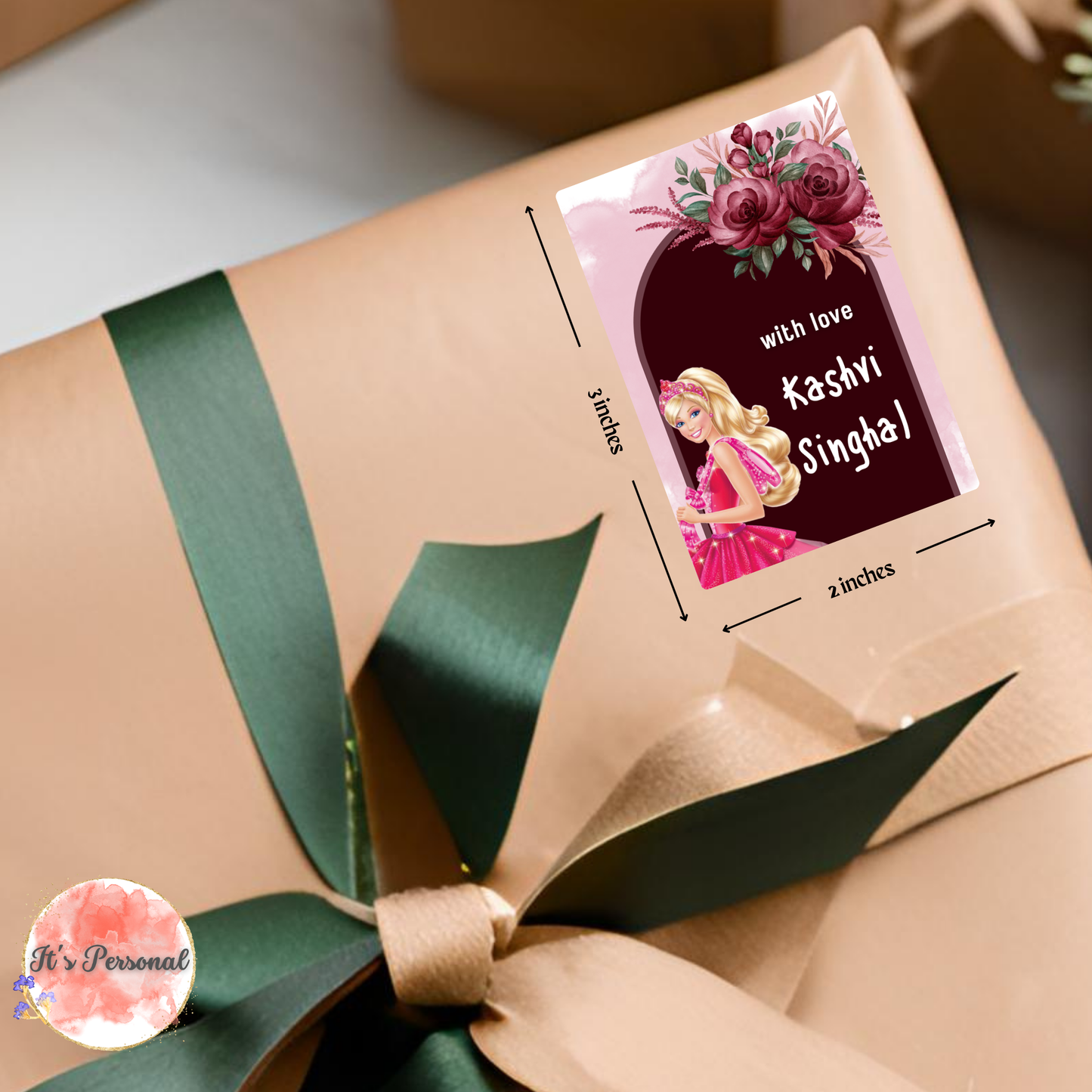 PINK PRINCESS - GIFT TAGS (Pack of 25)