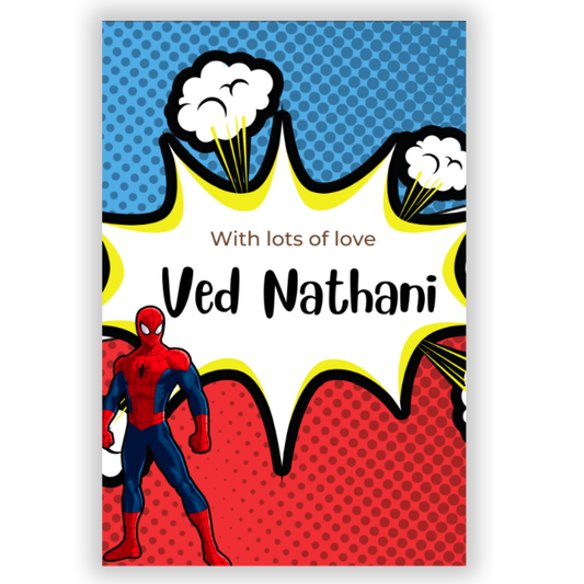 BOOM POW SUPERHERO - GIFT TAGS (Pack of 30)