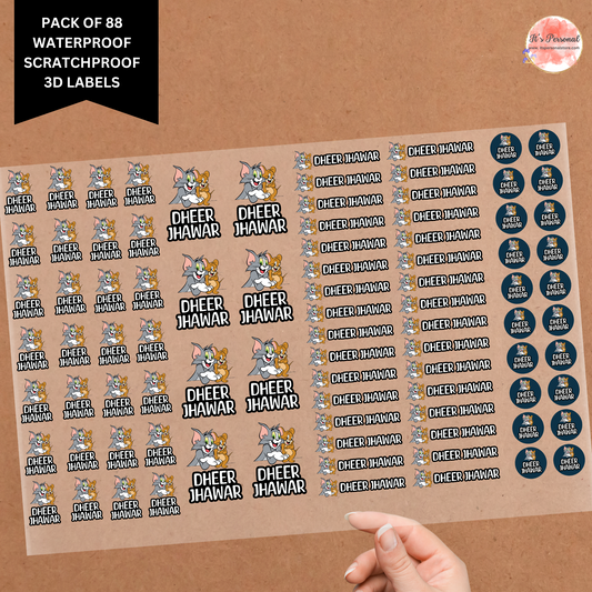 MOUSE & RAT - 3D WATERPROOF LABELS (Pack of 88)