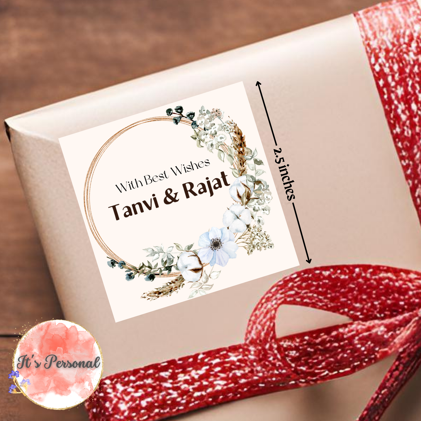 COTTON FLOWERS - GIFT TAGS (Pack of 25)