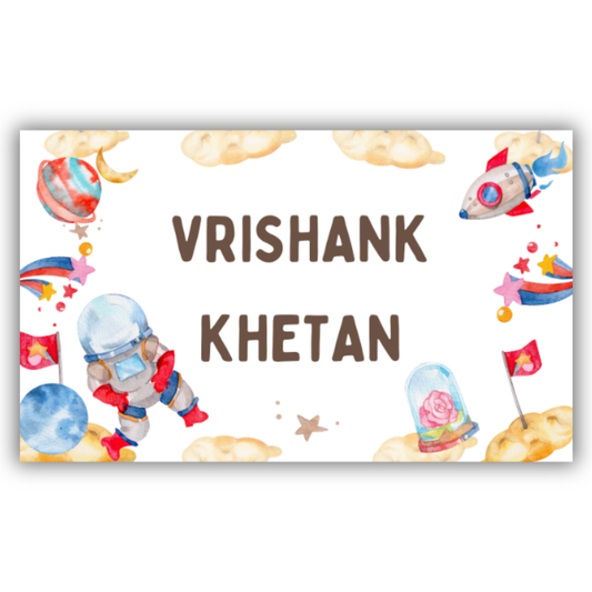 SPACE EXPEDITION - WATERPROOF LABELS (Pack of 20)