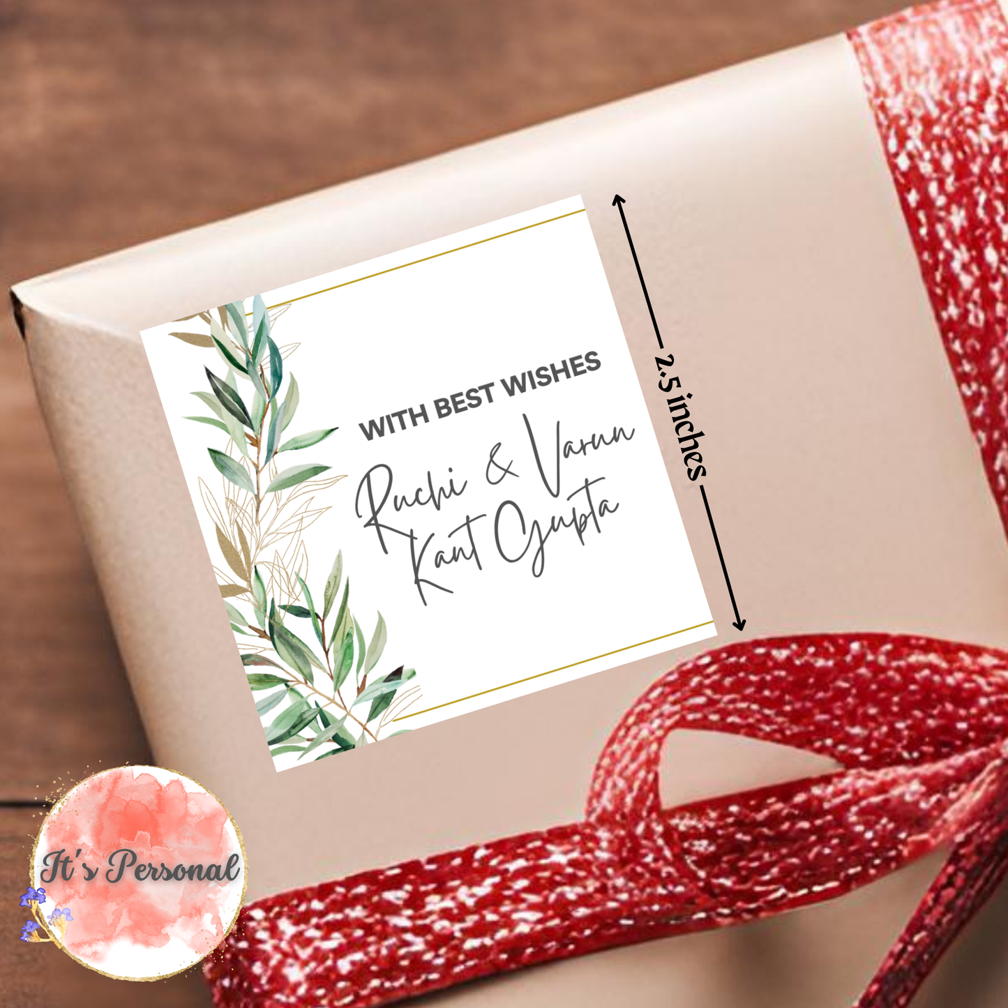 GREEN LEAVES - GIFT TAGS (Pack of 25)