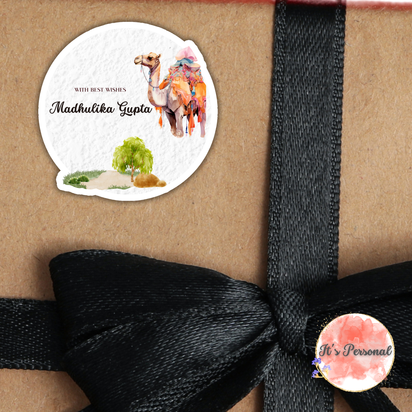 CAMEL IN A DESERT - PREMIUM GIFT TAGS (Pack of 20)