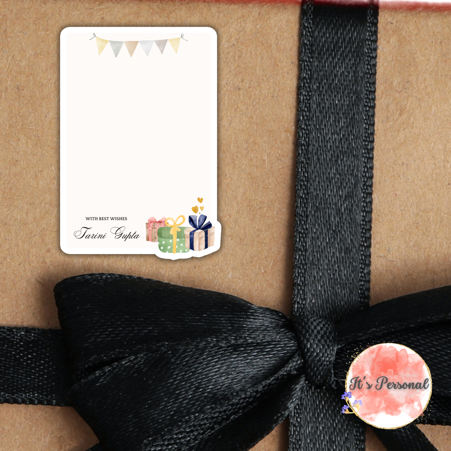 GIFTS & RAINBOW - GIFT NOTECARD (Pack of 10)