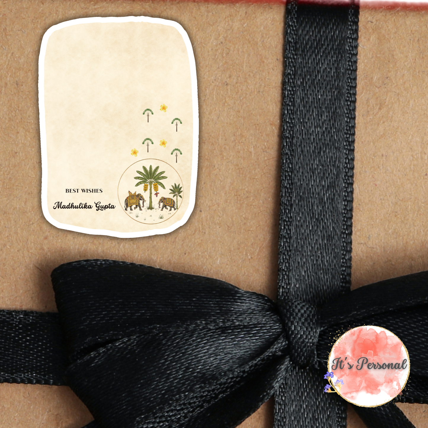 GROOM'S ELEPHANT - GIFT NOTECARD (Pack of 10)