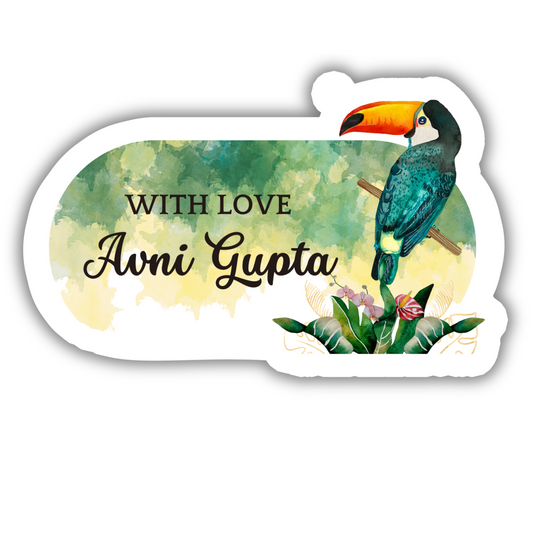 TROPICAL TOUCAN - PREMIUM GIFT TAGS (Pack of 20)