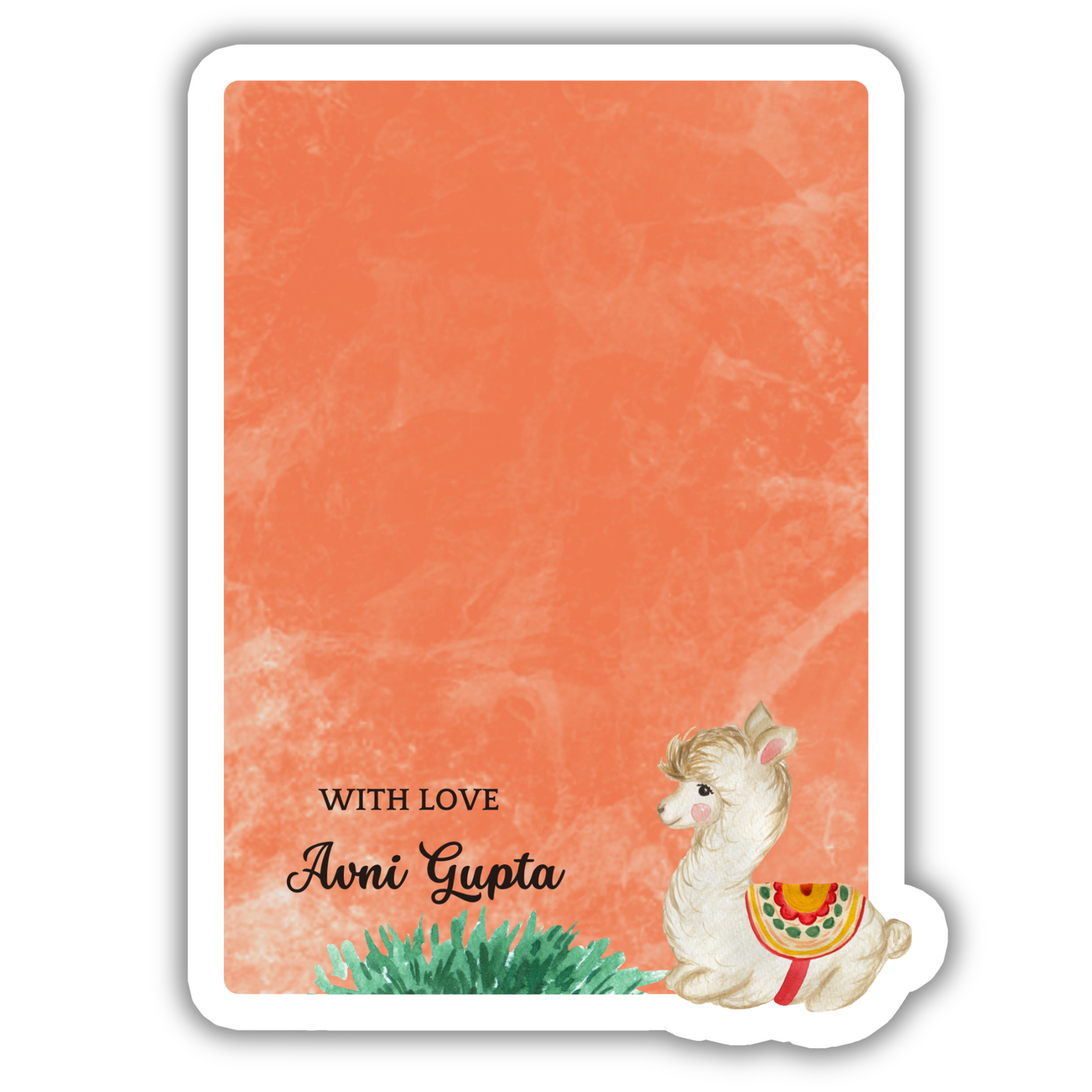 LLAMA DRAMA - GIFT NOTECARD (Pack of 10)