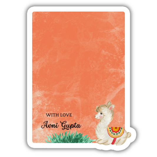 LLAMA DRAMA - GIFT NOTECARD (Pack of 10)