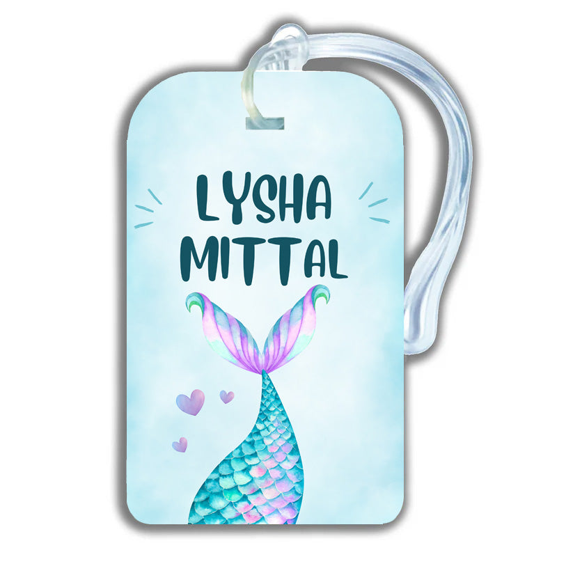 MERMAID TAIL - LUGGAGE TAG