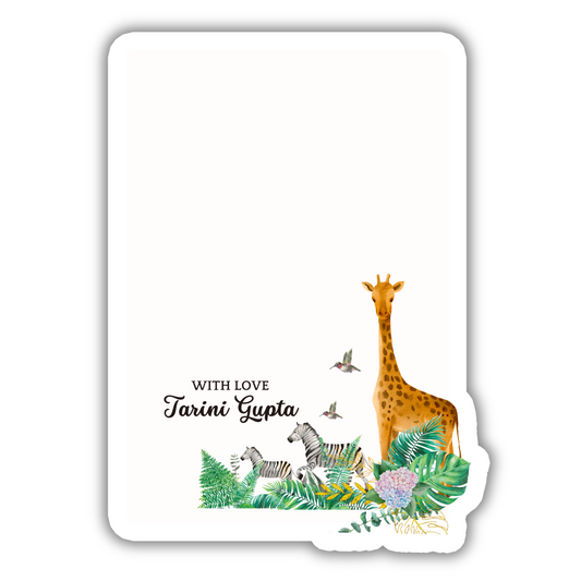 SERENE SAVANNA - GIFT NOTECARD (Pack of 10)