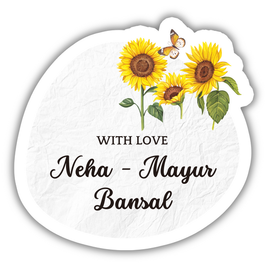 SUNFLOWER BLOOM - PREMIUM GIFT TAGS (Pack of 20)