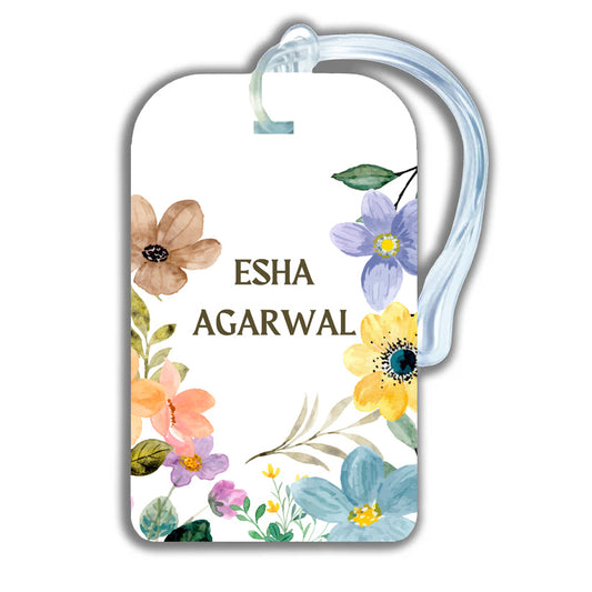 FLOWER POWER - LUGGAGE TAG
