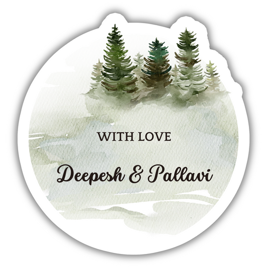 FIR TREES - PREMIUM GIFT TAGS (Pack of 20)