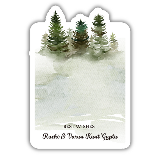 FIR TREES - GIFT NOTECARD (Pack of 10)
