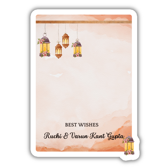 LANTERNS - GIFT NOTECARD (Pack of 10)