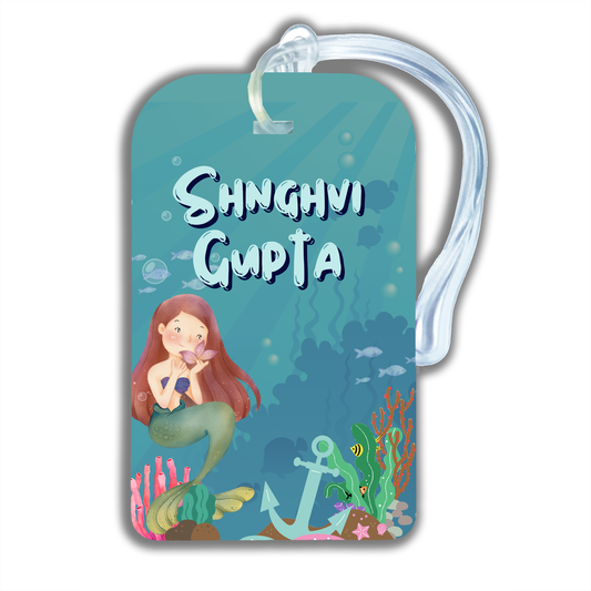 LONE MERMAID - LUGGAGE TAG