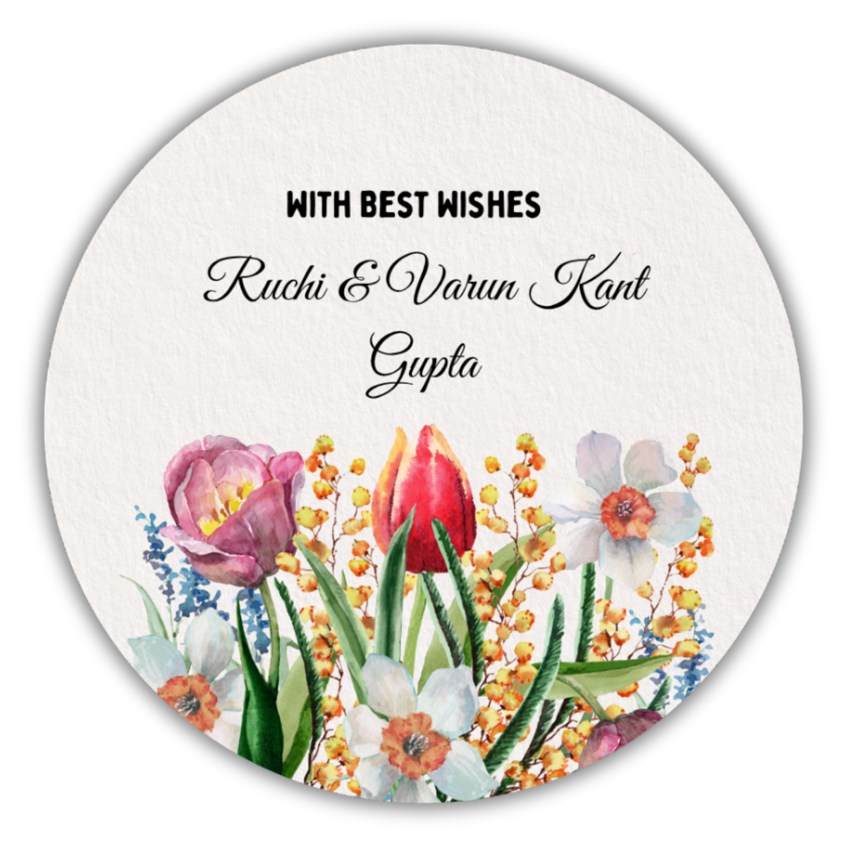 TULIP GARDEN - GIFT STICKERS (Pack of 24)