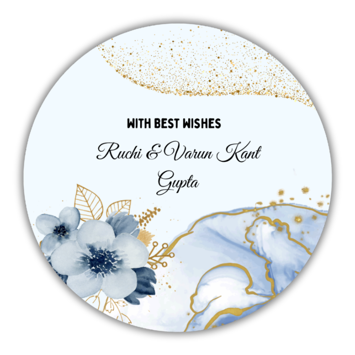MARBLE SPLASH - GIFT STICKERS (Pack of 24)