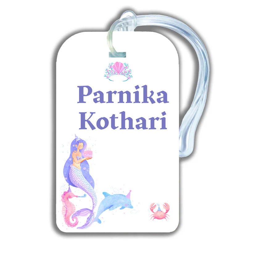MERMAID'S BIRTHDAY - LUGGAGE TAG
