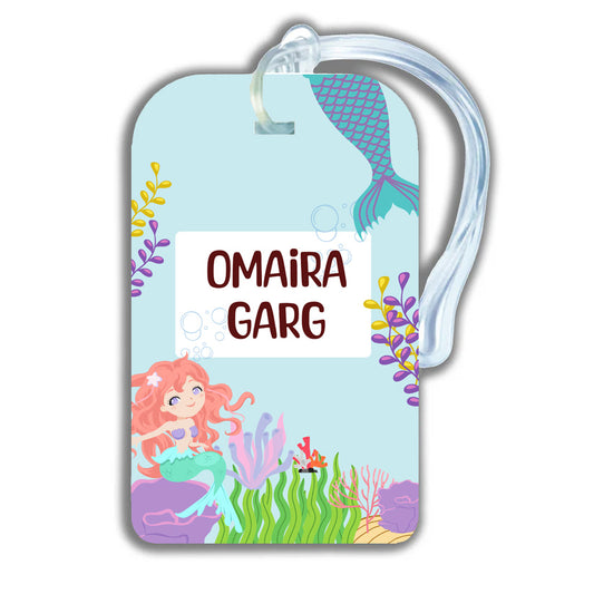 MERMAID & CORALS - LUGGAGE TAG