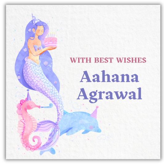 MERMAID'S BIRTHDAY - GIFT TAGS (Pack of 30)