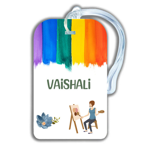 BORN PAINTER - LUGGAGE TAG