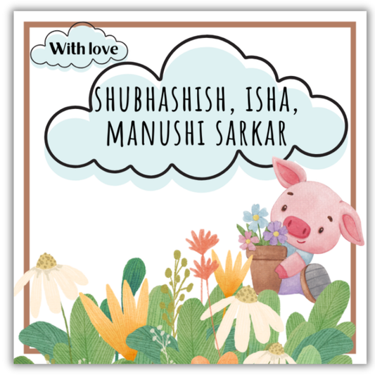 PIG ON THE FARM - GIFT TAGS (Pack of 30)