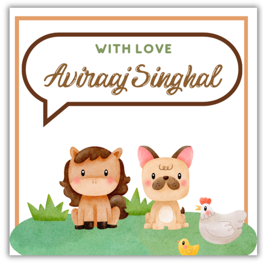 FARM ANIMALS - GIFT TAGS (Pack of 30)