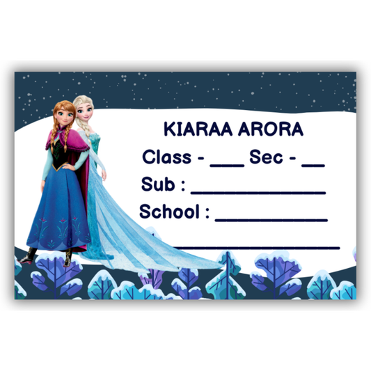 ICY SISTERS - BOOK LABELS (Pack of 30)