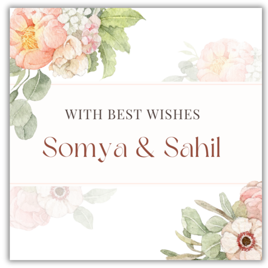 PINK FLOWERS - GIFT TAGS (Pack of 30)
