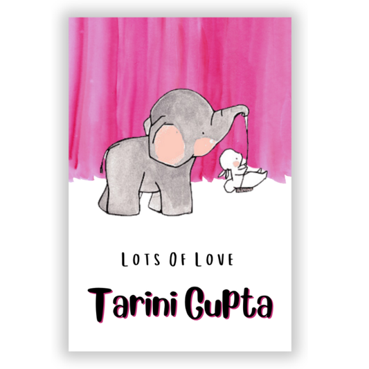 PINK ELEPHANT - GIFT TAGS (Pack of 30)