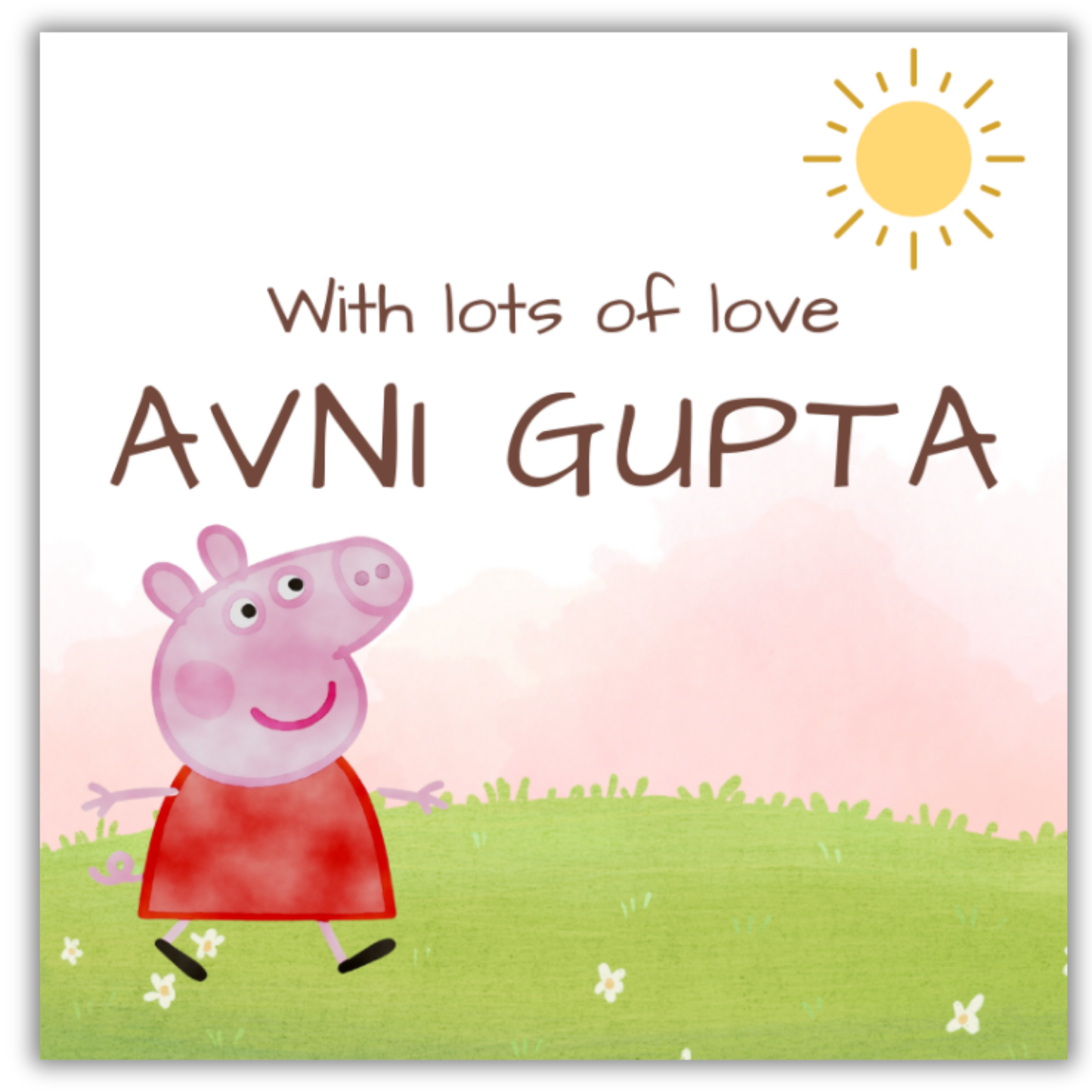 PIGGY ON THE BEACH - GIFT TAGS (Pack of 30)